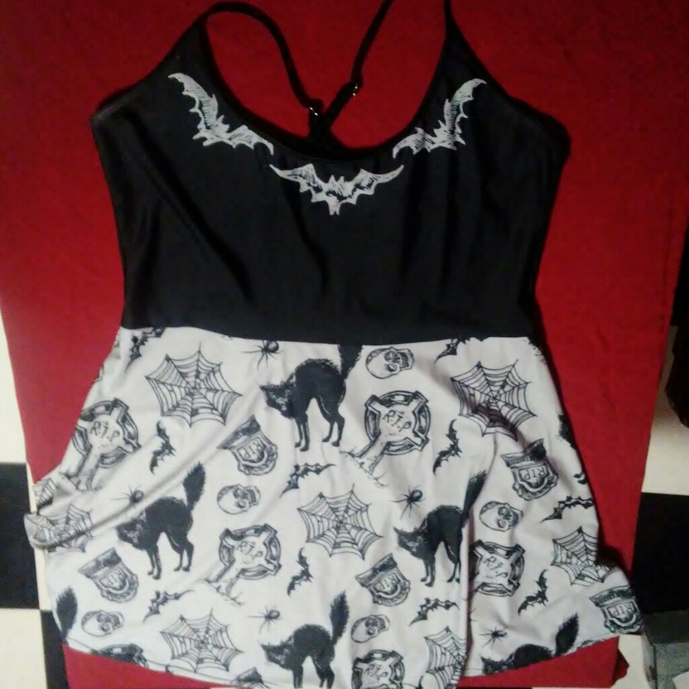 Too Fast Spooky Skater Dress